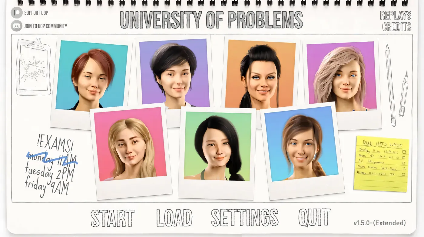 问题大学 学院情缘 University of Problems v1.6.0 Extended 汉化中文 [新作/3G]