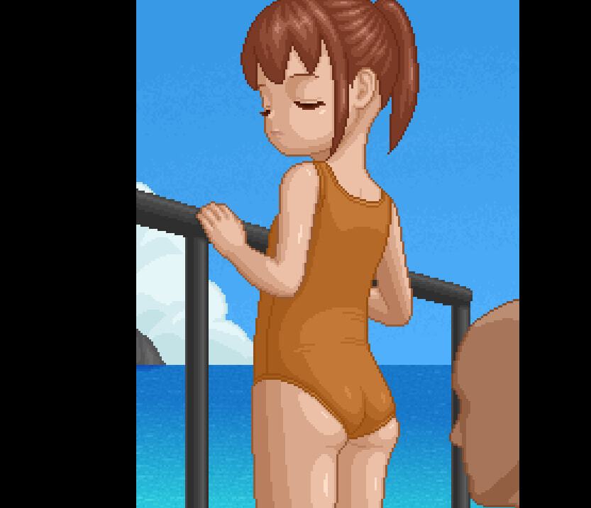 新作[日式SLG] 女儿泳装屁股 娘の水着尻 生肉版 [40M]